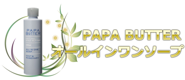 頭皮環境に良い石鹸シャンプーおすすめPAPA BUTTER（パパバター） オールインワンソープ